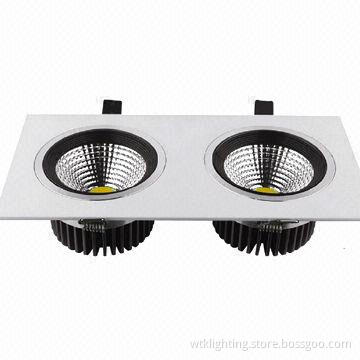 3 x 2 x 1W COB LED Ceiling Downlights with 85-265V AC Input Voltage